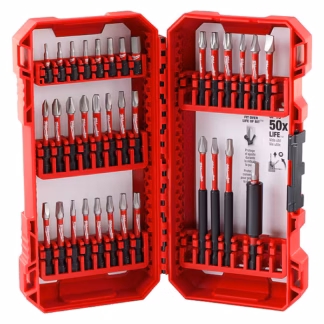 Milwaukee Shockwave Impact Duty Drive Bit, 35pc Set - 48-32-4032